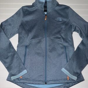 North Face full zip soft jacket